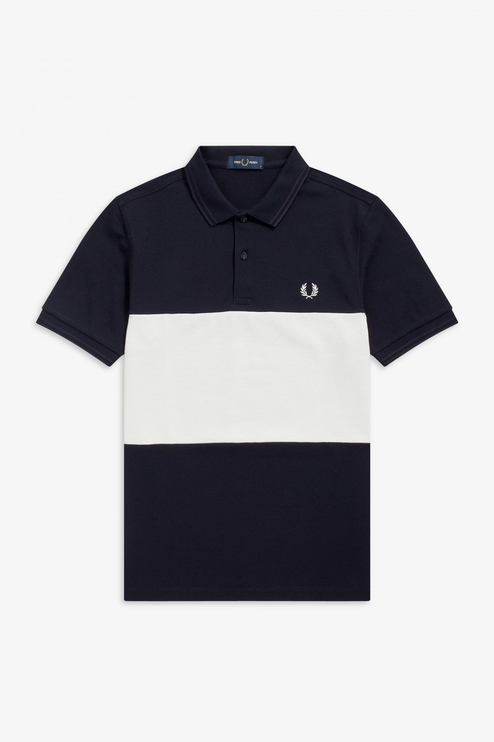 colour block polo shirt