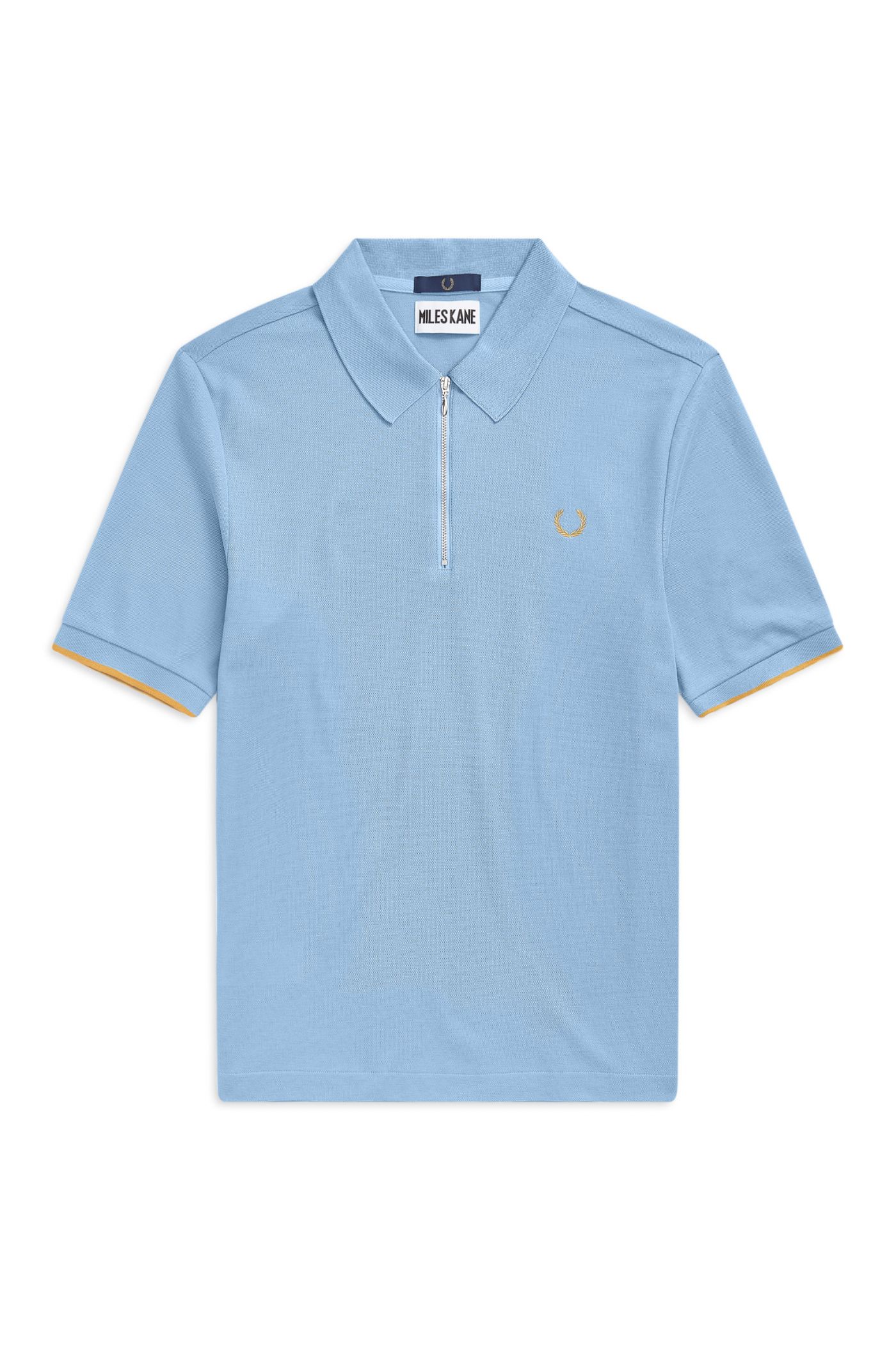 fred perry zip polo shirt