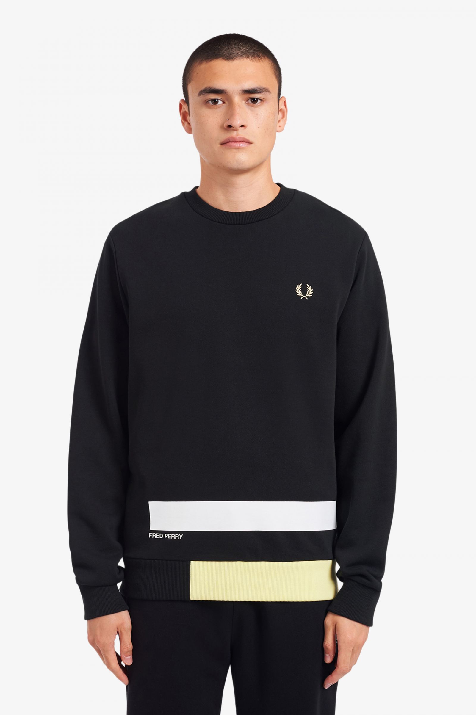 Fred Perry Printed Panel Sports Jacket 