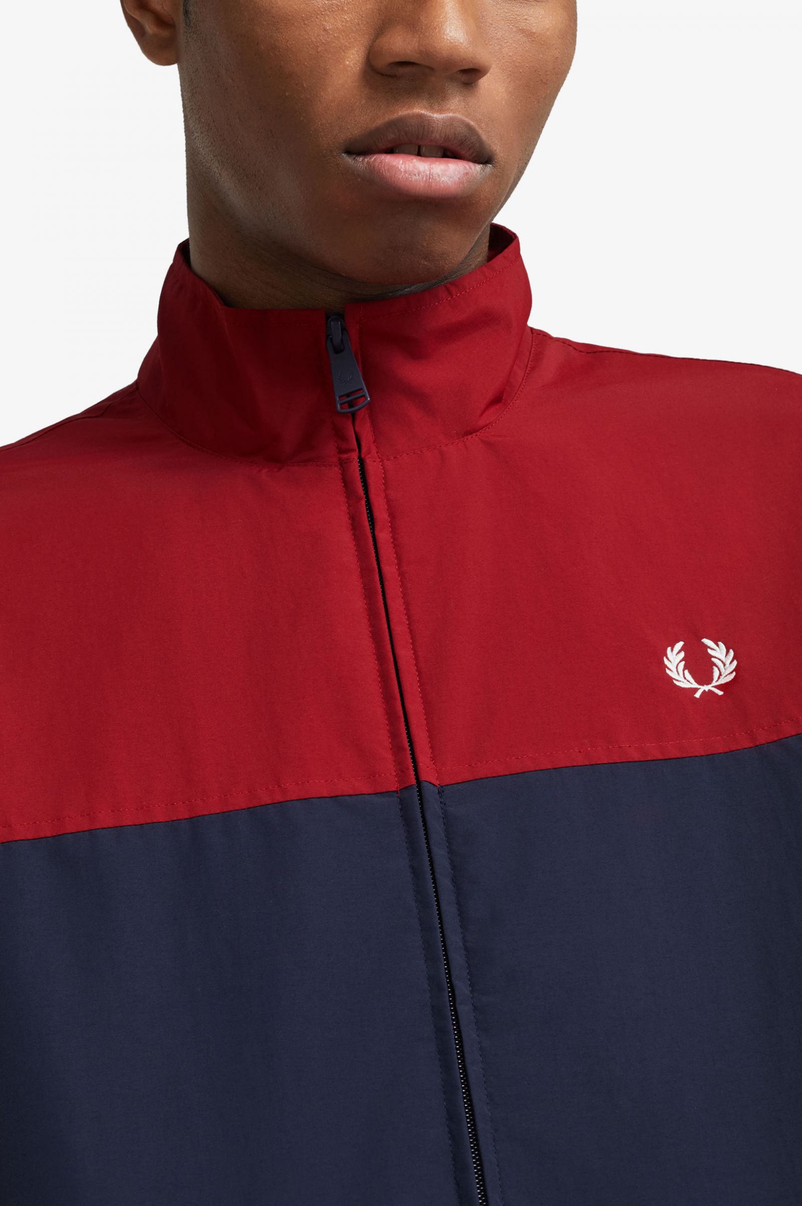 fred perry colour block brentham jacket