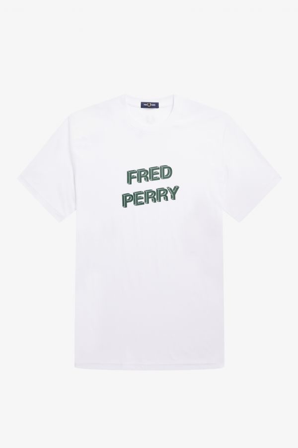 T-shirt gráfica Fred Perry