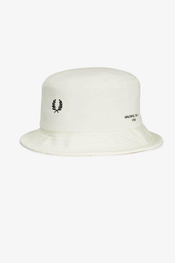 Dual Branded Corduroy Bucket Hat
