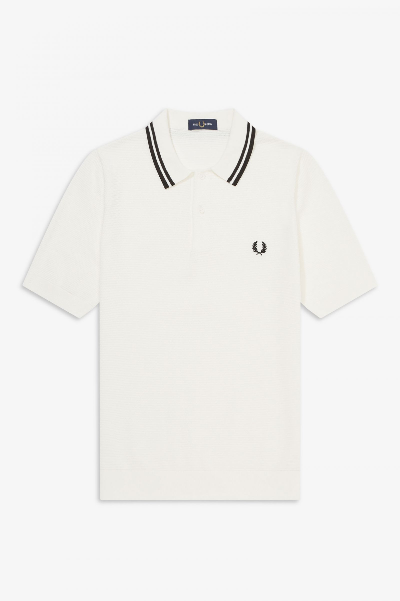 fred perry knitted shirt