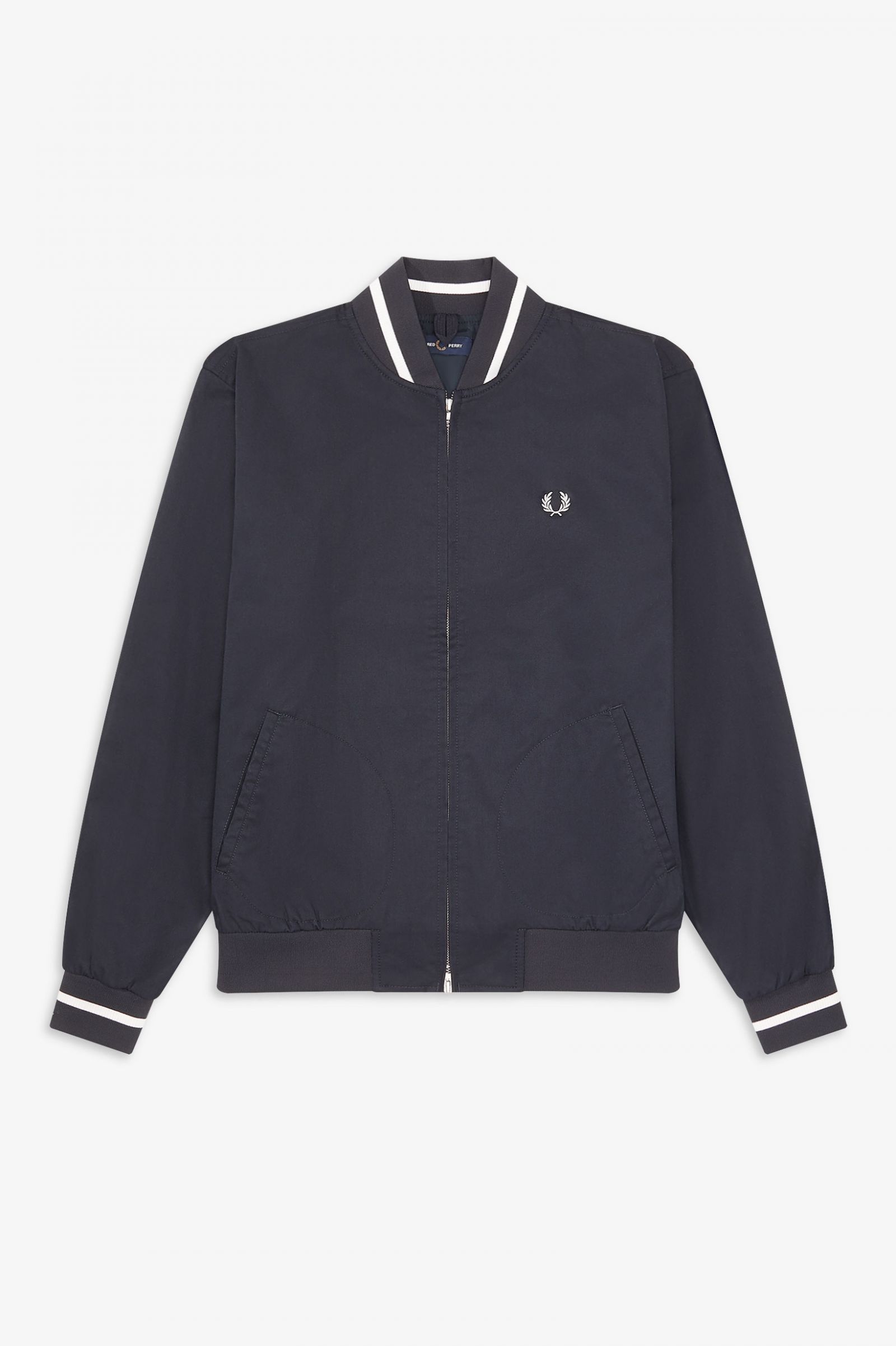 fred perry bomber neck sweatshirt