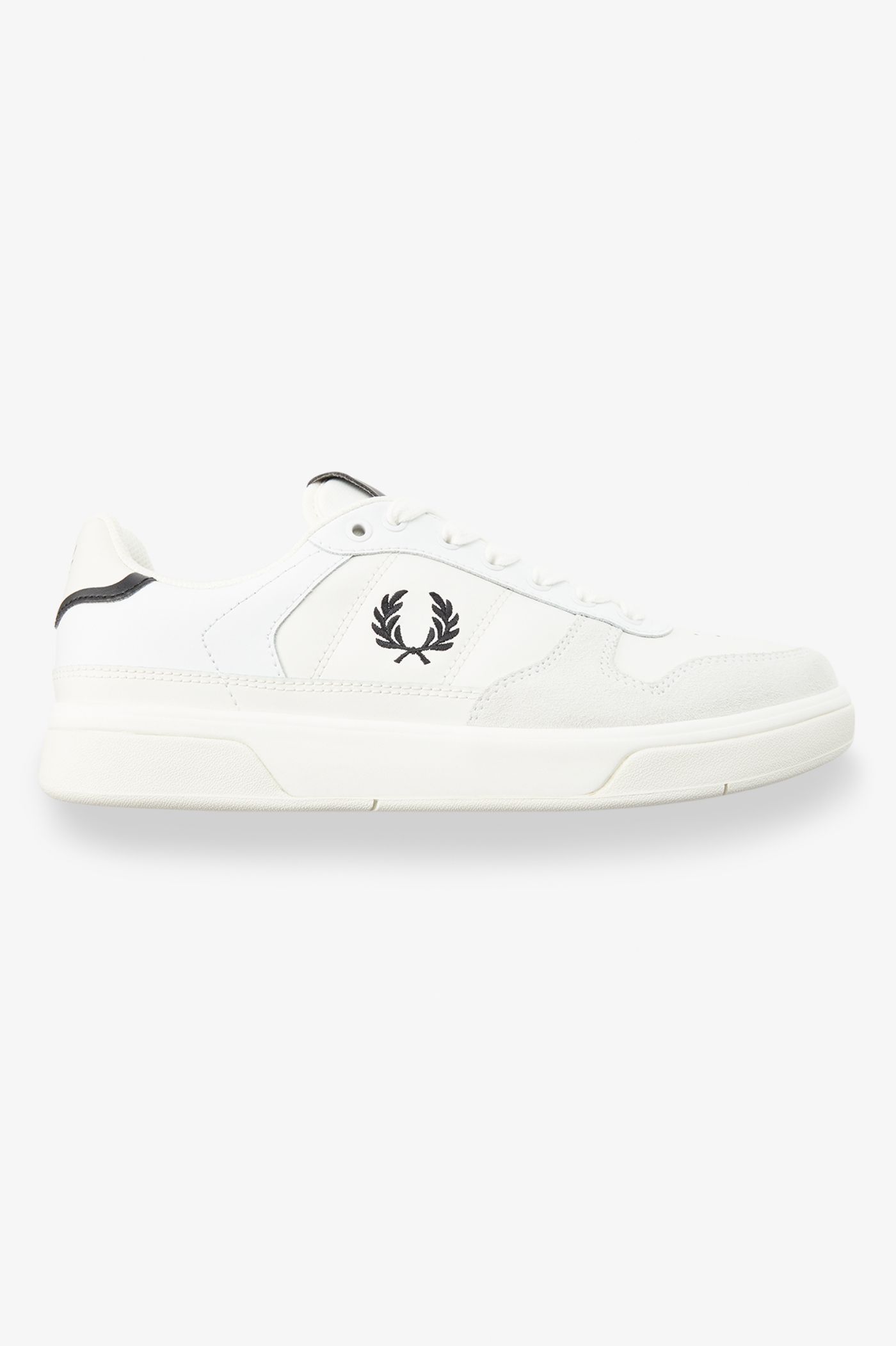 fred perry baseline leather white