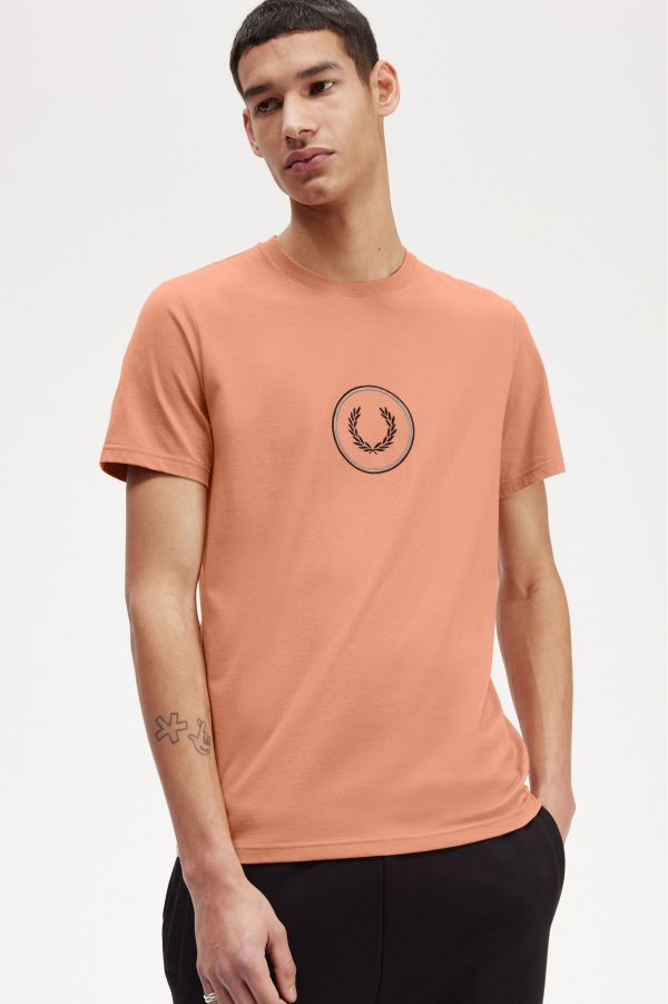 T-shirt Fred Perry Homme - Bleu, Taille S, 100% Coton - Occasion TB