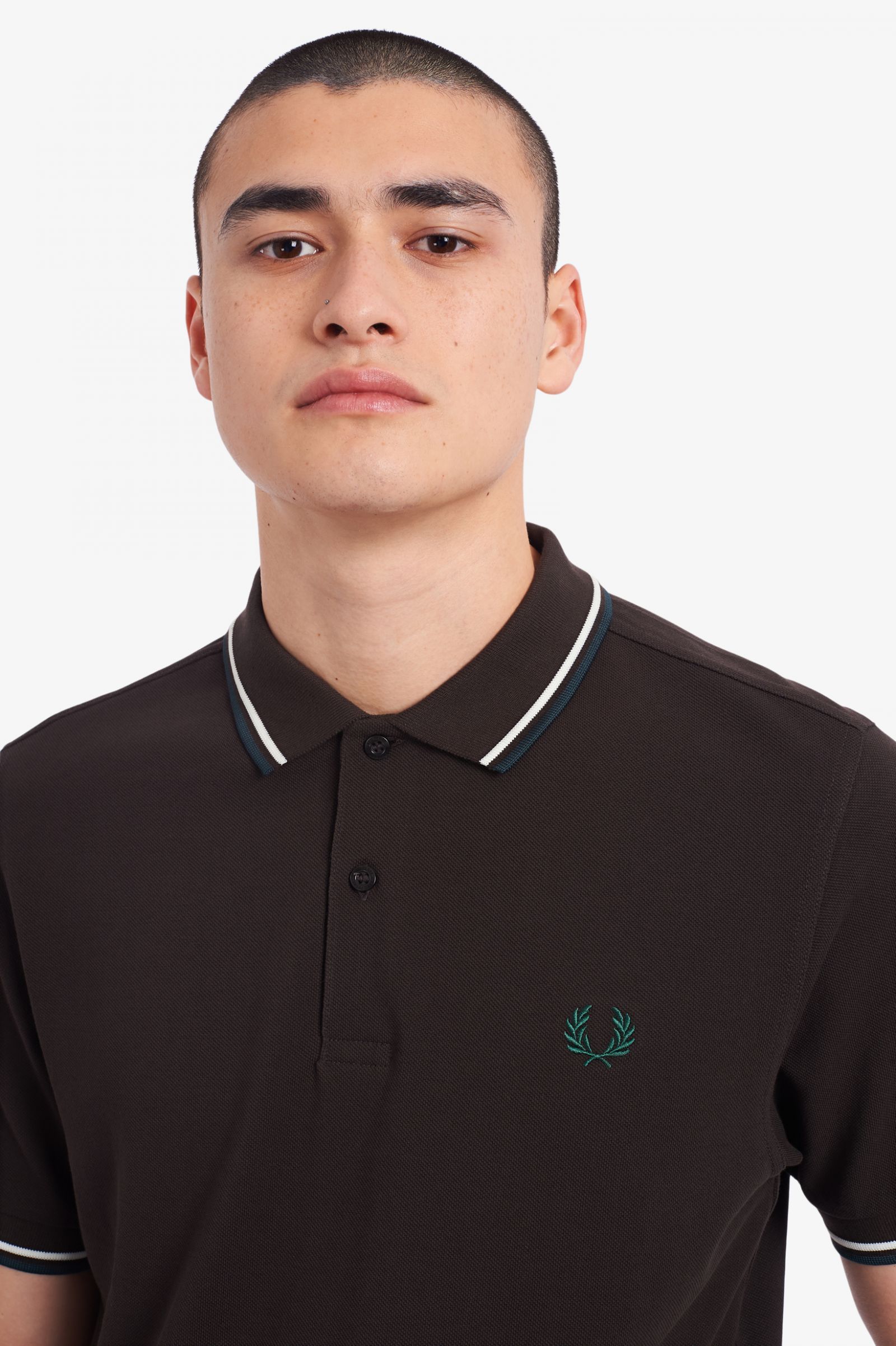 fred perry shirt grey