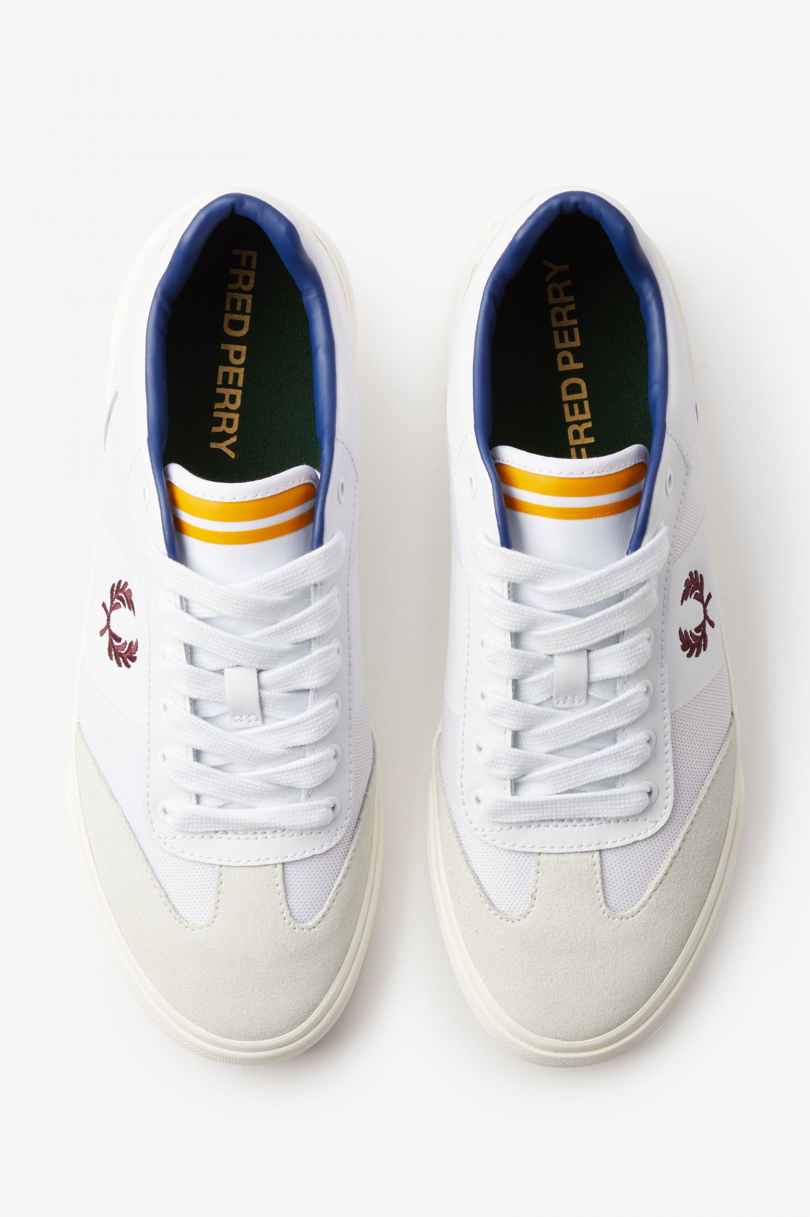 فخار أبيض أحذية Fred Perry