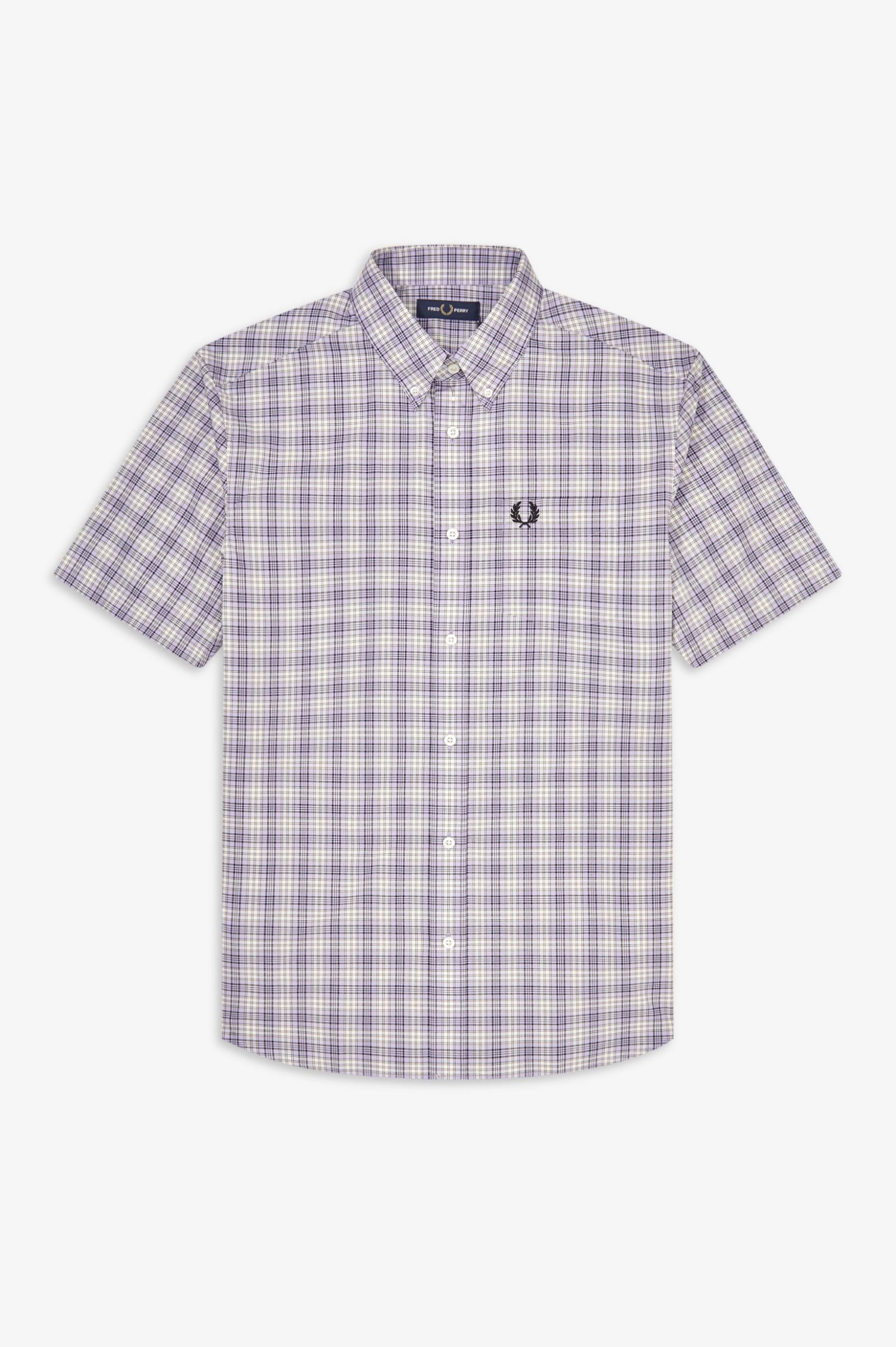 fred perry modernist check shirt