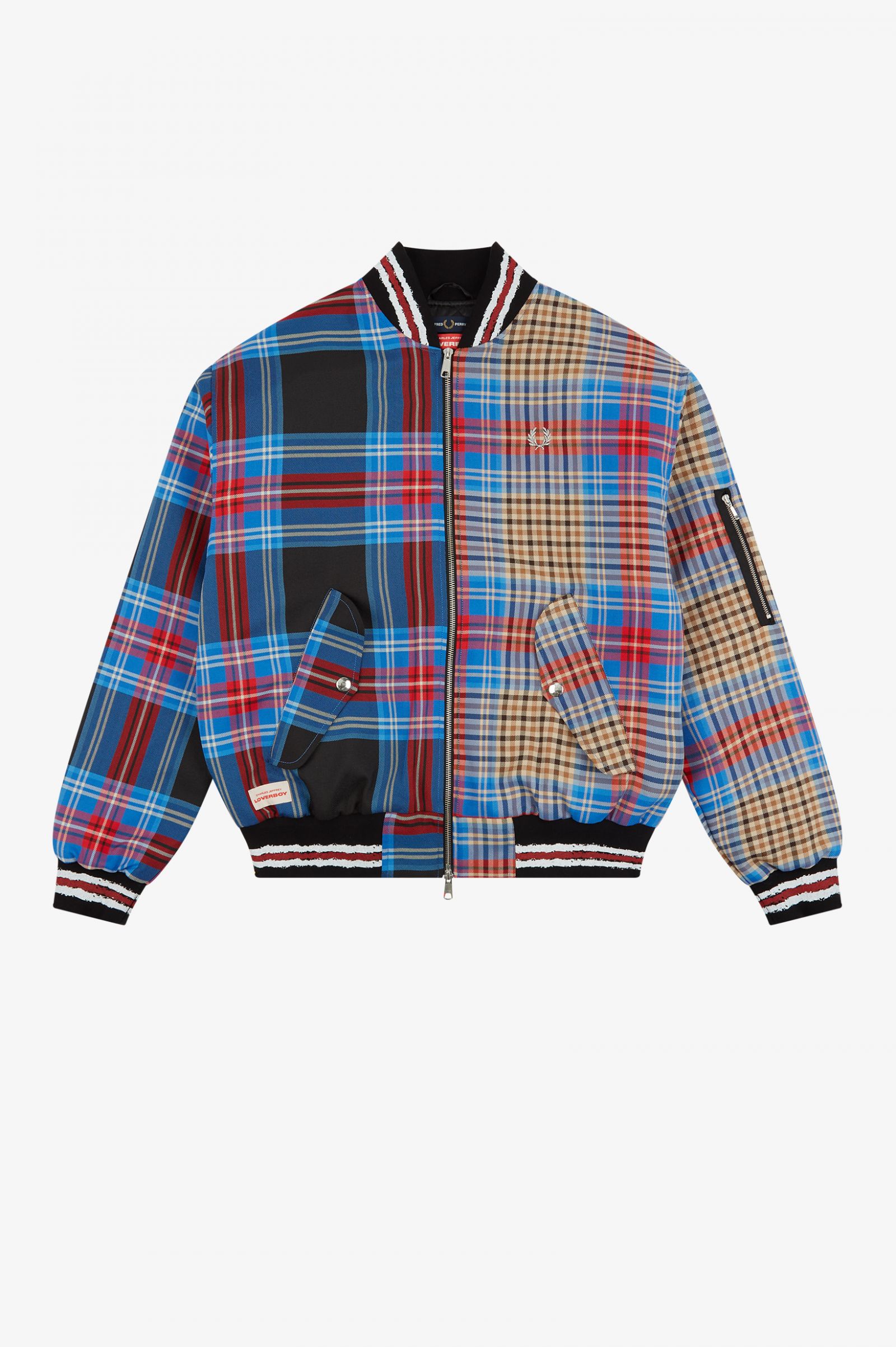 fred perry tartan jacket