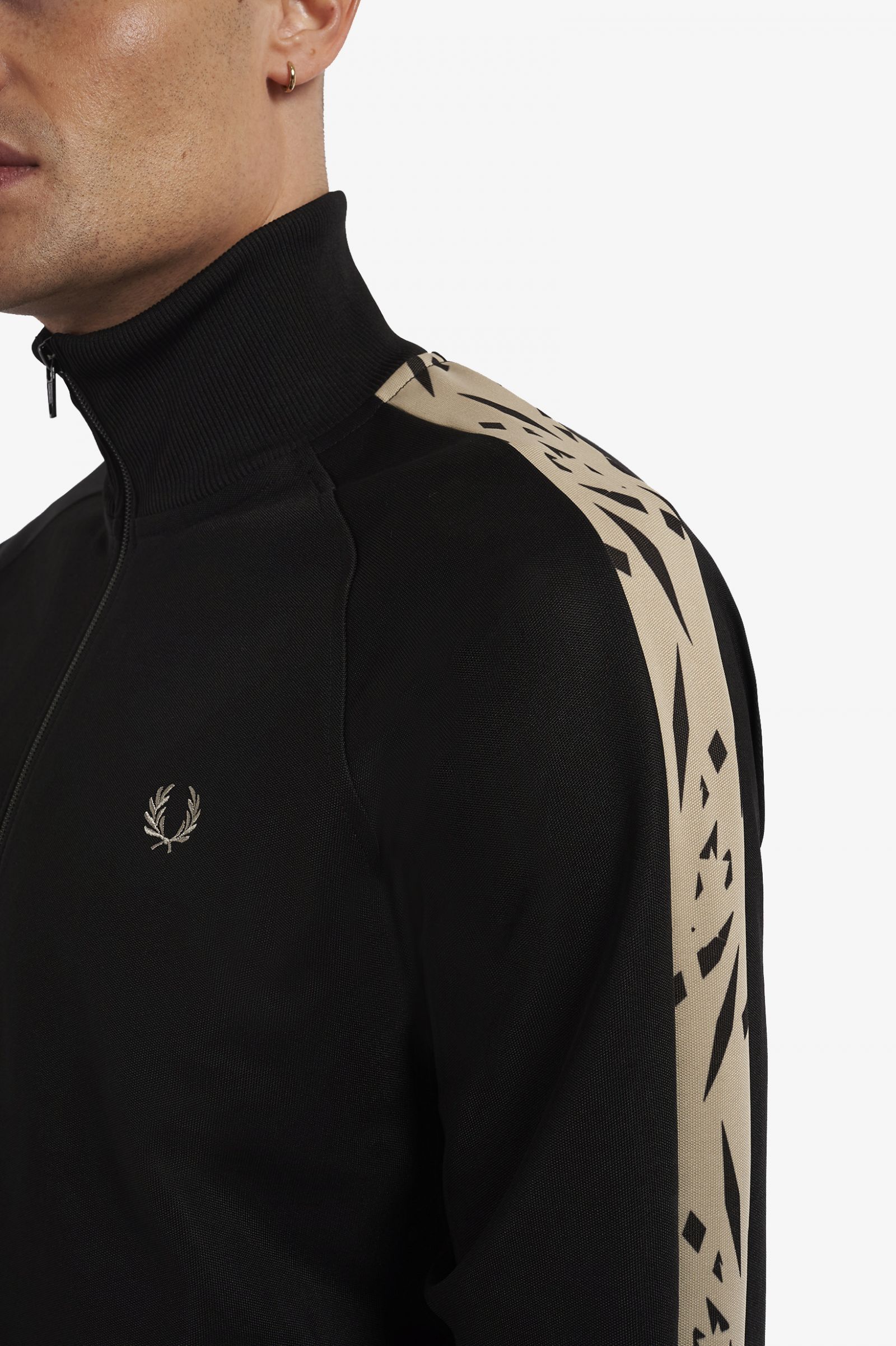 Printed Panel Track Jacket | Fred Perry