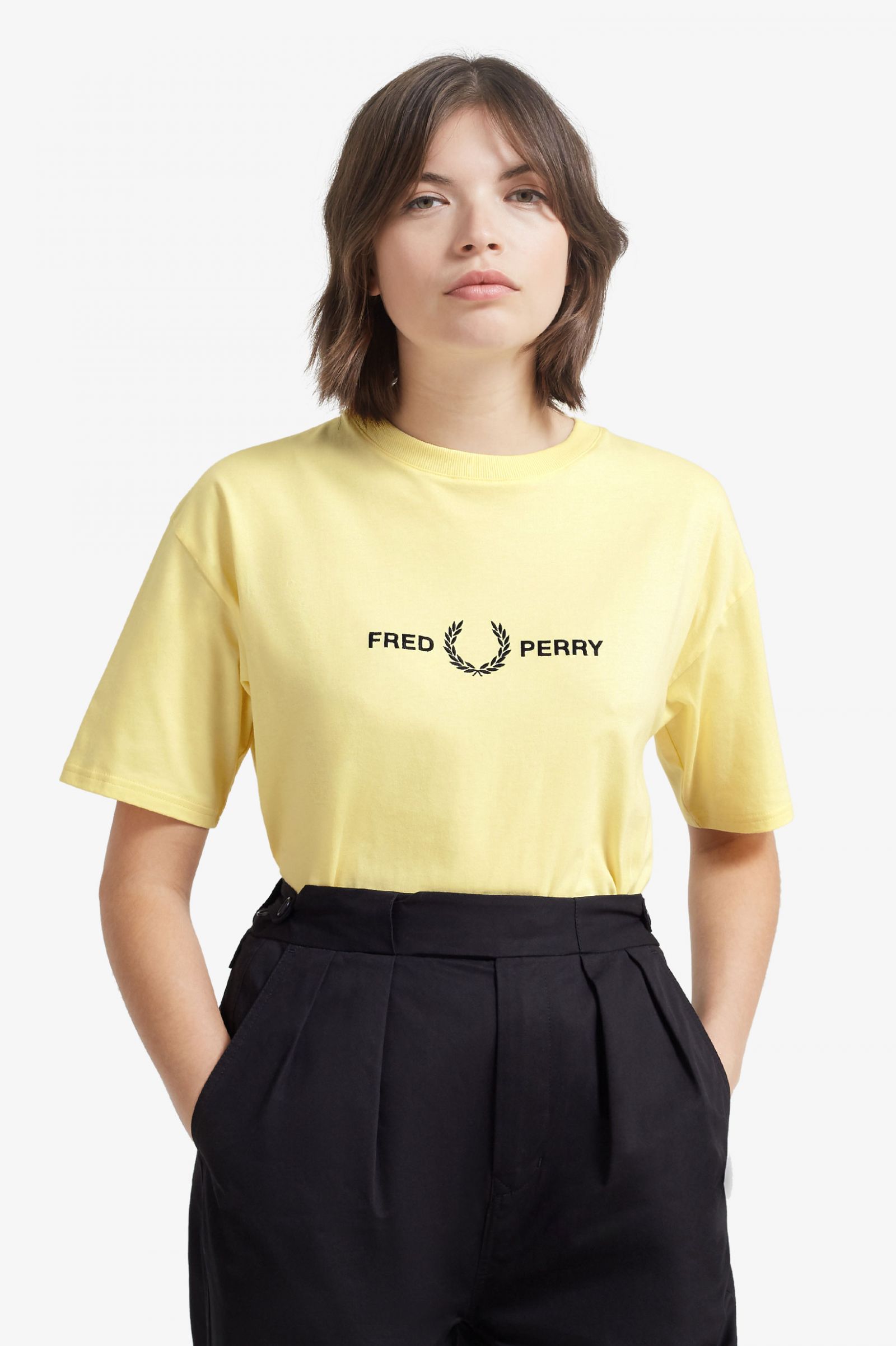 fred perry girl shirt