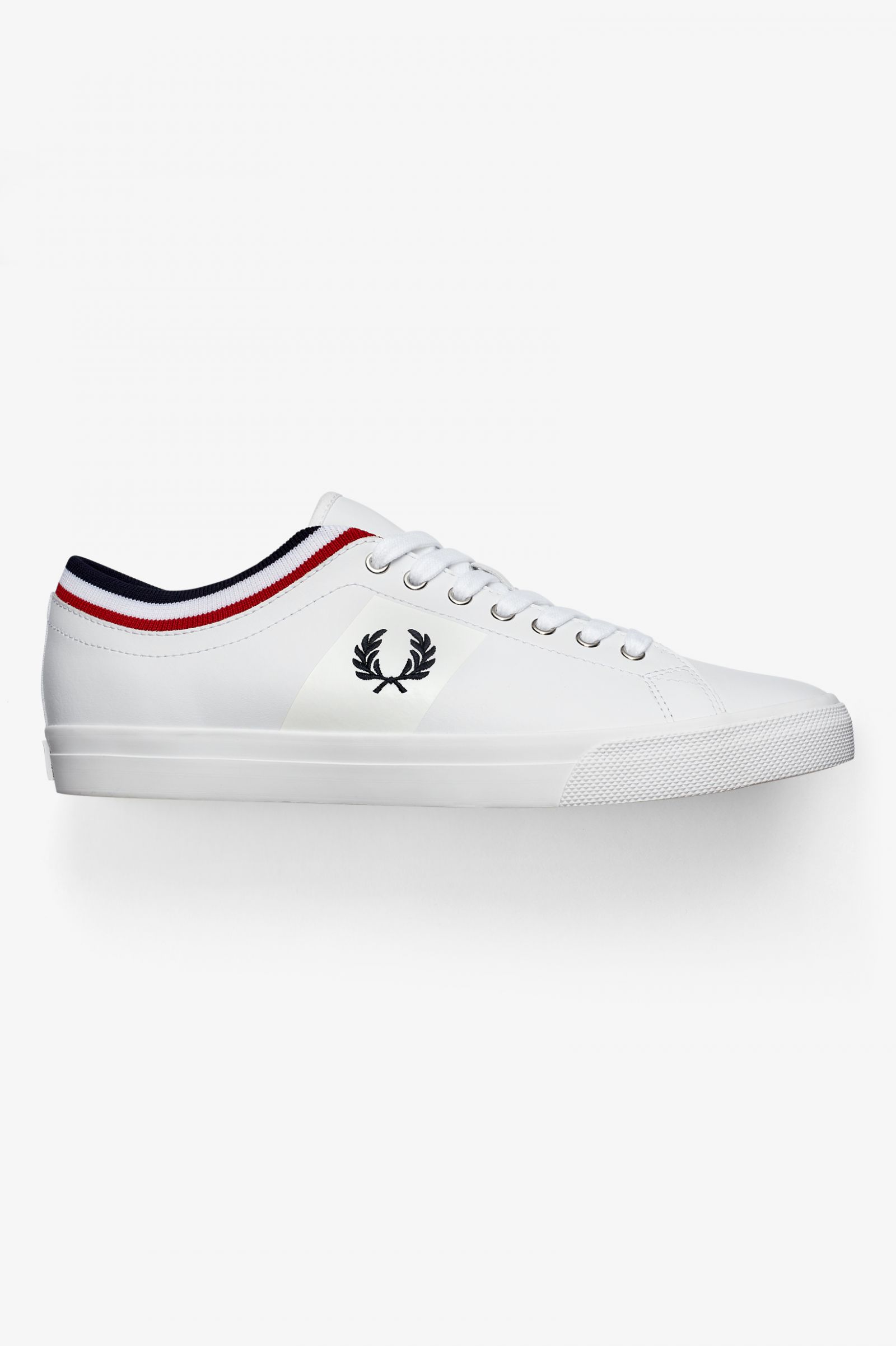 fred perry all white shoes