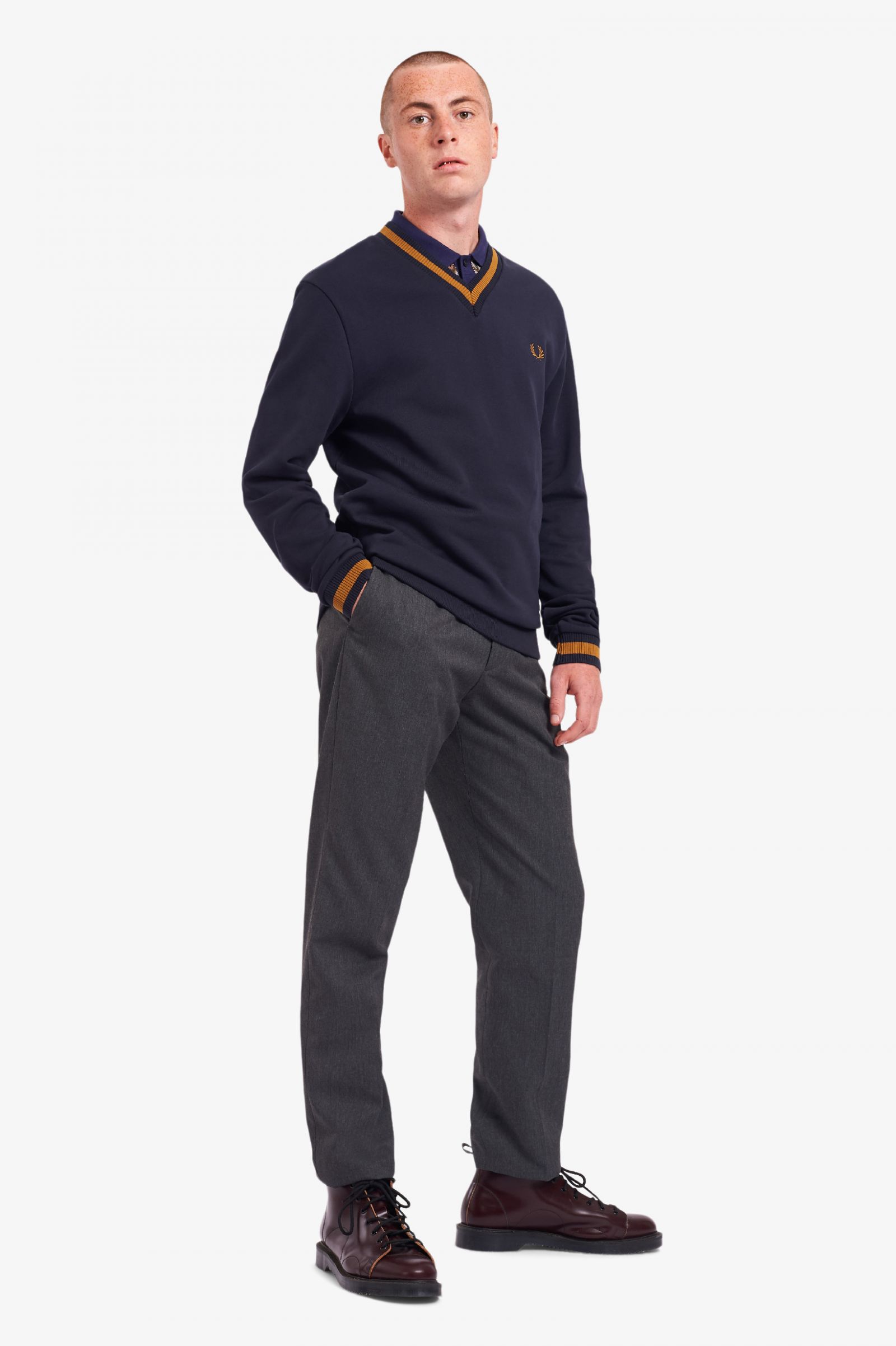 fred perry loopback hooded sweat