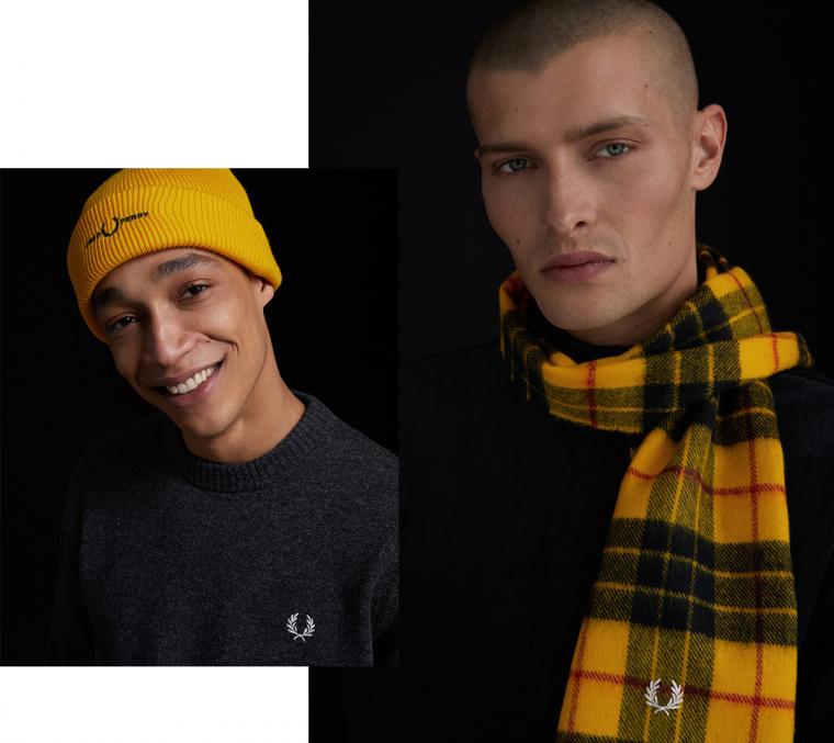 fred perry bobble hat